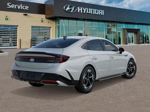Serenity White 2026 Hyundai SONATA SEL