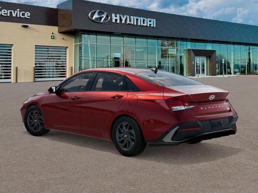 Ultimate Red Metallic 2026 Hyundai ELANTRA HEV Blue