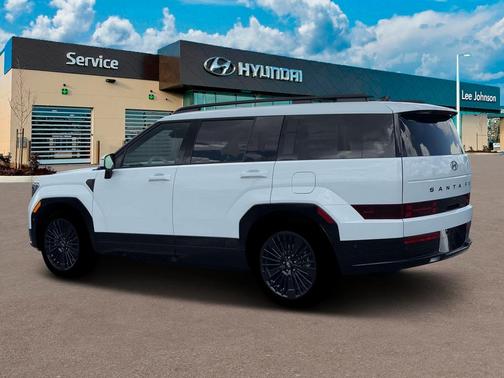 Serenity White 2026 Hyundai SANTA FE HEV Calligraphy
