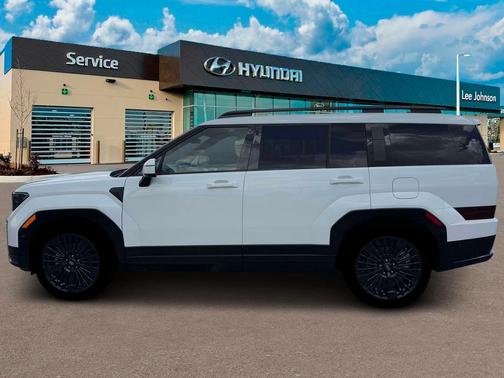 Serenity White 2026 Hyundai SANTA FE HEV Calligraphy