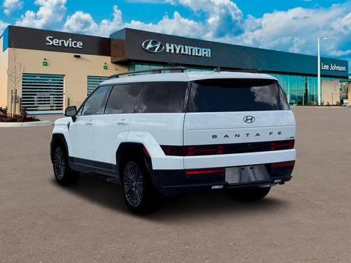 Serenity White 2026 Hyundai SANTA FE HEV Calligraphy