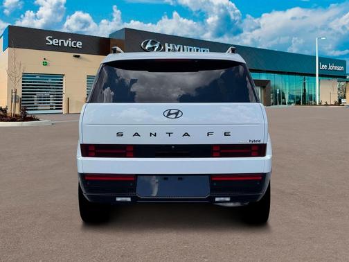 Serenity White 2026 Hyundai SANTA FE HEV Calligraphy