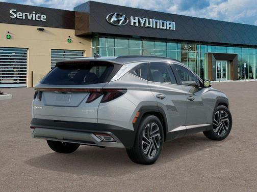 Shimmering Silver 2026 Hyundai TUCSON Hybrid Limited