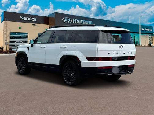 Serenity White 2025 Hyundai SANTA FE HEV Calligraphy