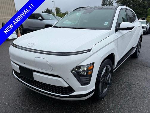 Atlas White 2025 Hyundai KONA EV Limited