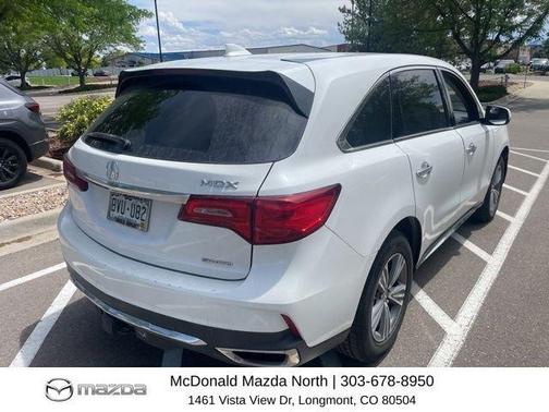Platinum White Pearl 2020 Acura MDX 3.5L