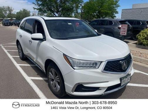 Platinum White Pearl 2020 Acura MDX 3.5L