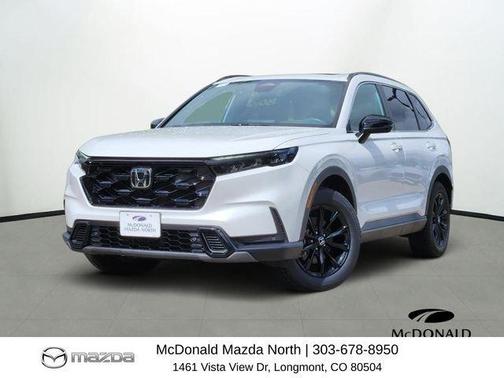 White 2025 Honda CR-V Hybrid Sport-L