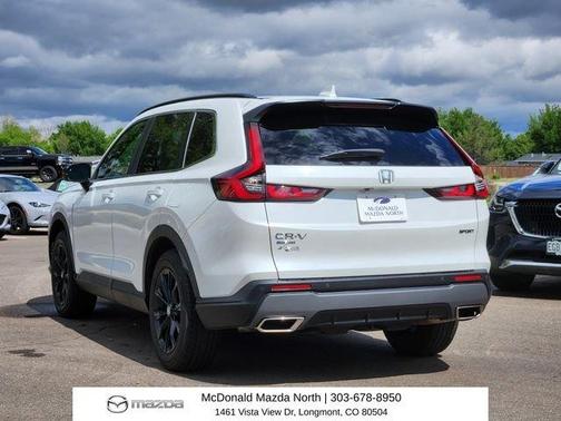 White 2025 Honda CR-V Hybrid Sport-L