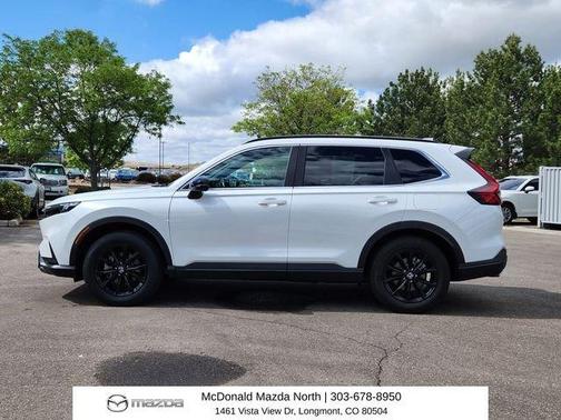 White 2025 Honda CR-V Hybrid Sport-L