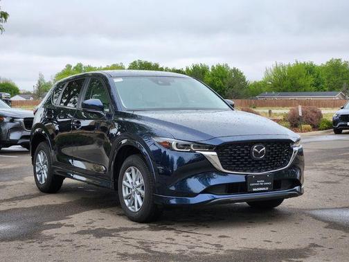 Deep Crystal Blue Mica 2025 Mazda CX-5 2.5 S Preferred Package