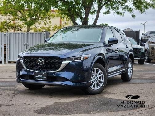 Deep Crystal Blue Mica 2025 Mazda CX-5 2.5 S Preferred Package