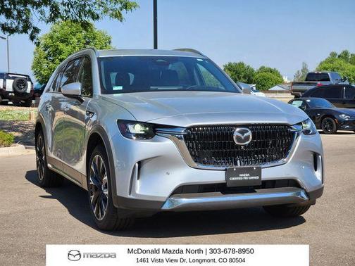 Sonic Silver Metallic 2024 Mazda CX-90 PHEV Premium Plus