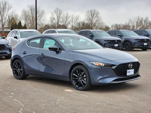 Polymetal Gray Metallic 2026 Mazda Mazda3 2.5 S Carbon Edition