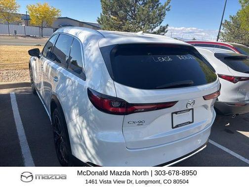 Rhodium White Metallic 2024 Mazda CX-90 PHEV Premium Plus