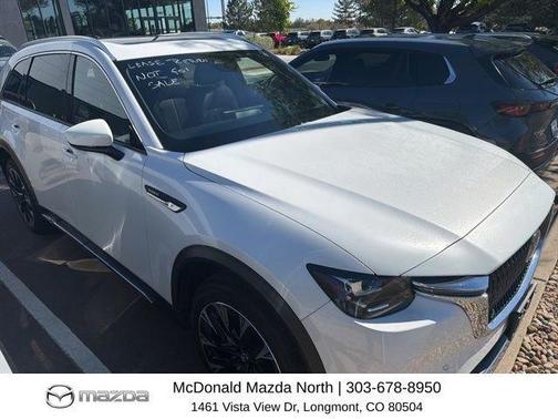 Rhodium White Metallic 2024 Mazda CX-90 PHEV Premium Plus