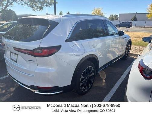 Rhodium White Metallic 2024 Mazda CX-90 PHEV Premium Plus