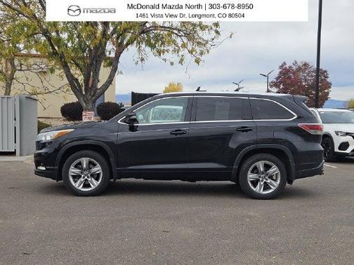 Black 2016 Toyota Highlander Limited