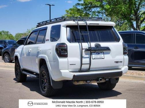 Super White 2018 Toyota 4Runner TRD Pro
