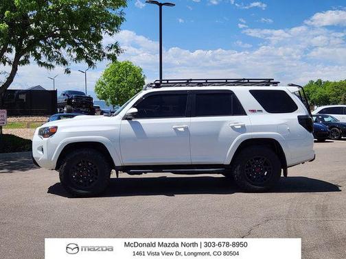 Super White 2018 Toyota 4Runner TRD Pro