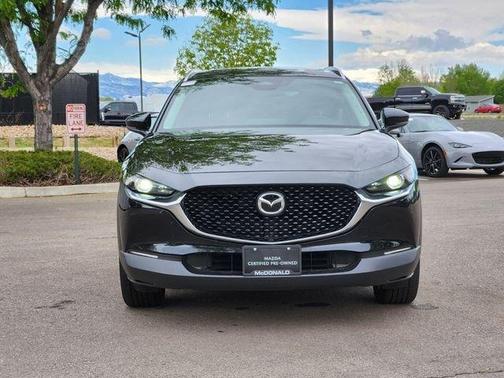 Jet Black Mica 2024 Mazda CX-30 2.5 S Preferred Package