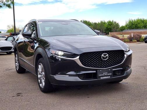 Jet Black Mica 2024 Mazda CX-30 2.5 S Preferred Package