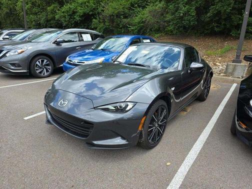 Machine Gray Metallic 2025 Mazda MX-5 Miata RF Grand Touring