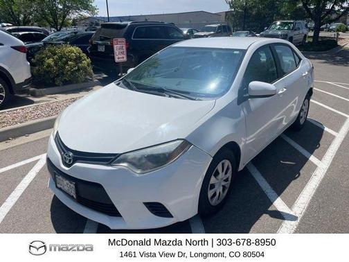 Super White 2016 Toyota Corolla L