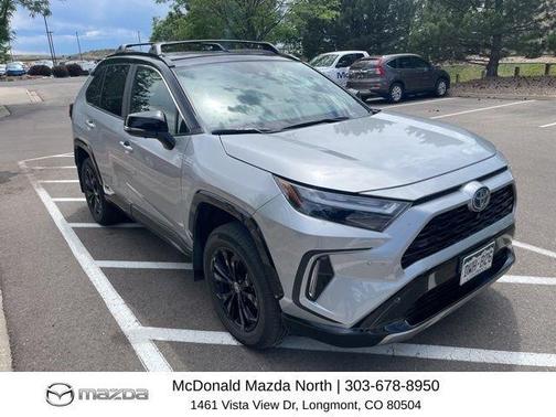 Midnight Black Metallic 2023 Toyota RAV4 Hybrid XSE