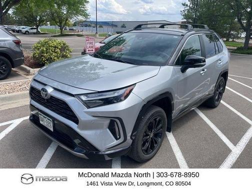 Midnight Black Metallic 2023 Toyota RAV4 Hybrid XSE
