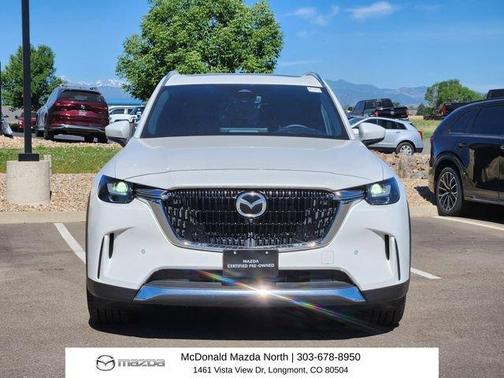 Rhodium White Metallic 2024 Mazda CX-90 PHEV Premium Plus