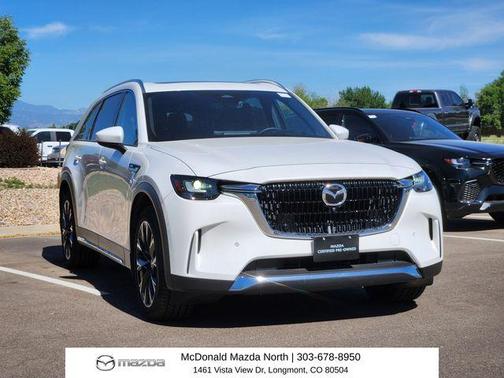 Rhodium White Metallic 2024 Mazda CX-90 PHEV Premium Plus