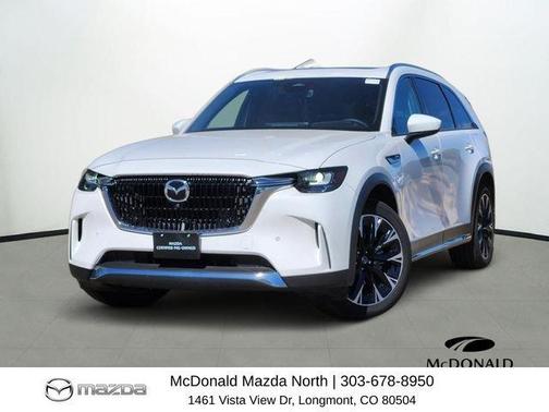 Rhodium White Metallic 2024 Mazda CX-90 PHEV Premium Plus