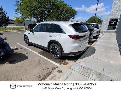 Rhodium White Metallic 2024 Mazda CX-90 PHEV Premium Plus