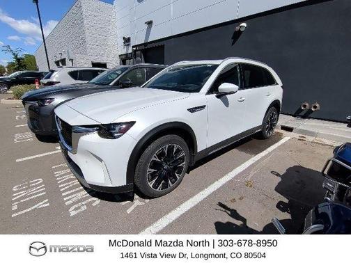 Rhodium White Metallic 2024 Mazda CX-90 PHEV Premium Plus