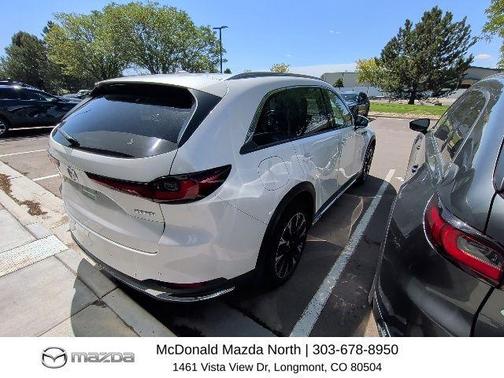 Rhodium White Metallic 2024 Mazda CX-90 PHEV Premium Plus