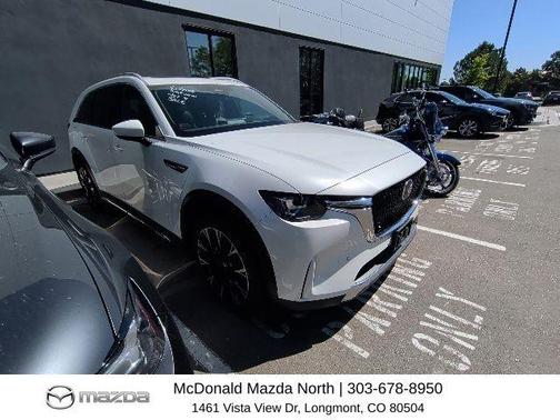 Rhodium White Metallic 2024 Mazda CX-90 PHEV Premium Plus