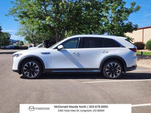 Rhodium White Metallic 2024 Mazda CX-90 PHEV Premium Plus