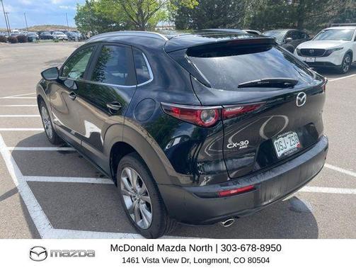 Jet Black Mica 2023 Mazda CX-30 2.5 S Preferred Package