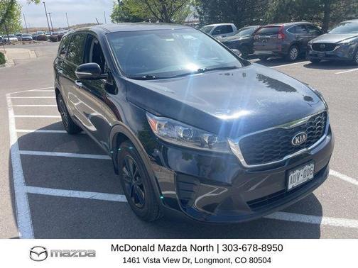 Ebony Black 2020 Kia Sorento LX