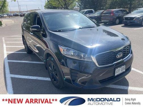 Ebony Black 2020 Kia Sorento LX
