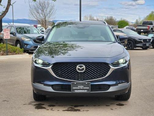 Deep Crystal Blue Mica 2025 Mazda CX-30 Premium Package