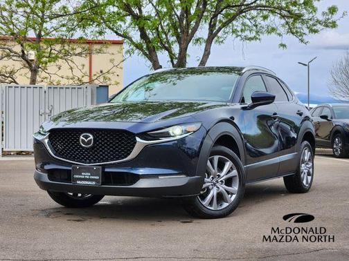 Deep Crystal Blue Mica 2025 Mazda CX-30 Premium Package