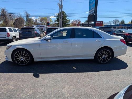 White 2015 Mercedes-Benz S-Class 4MATIC