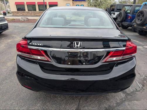 Black 2014 Honda Civic LX