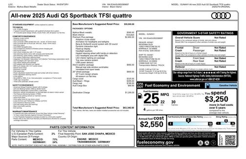 2025 Audi Q5 2.0T Premium