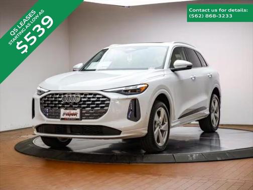 Glacier White 2025 Audi Q5 2.0T quattro Premium SUV