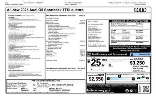 2025 Audi Q5 2.0T Premium