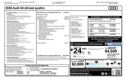 2026 Audi A6 allroad 55 quattro Premium Plus