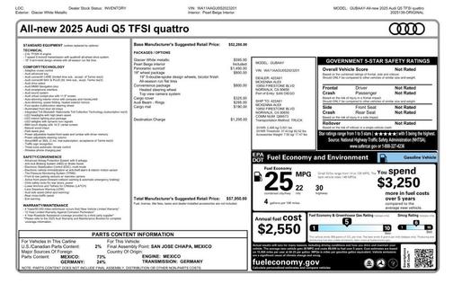 2025 Audi Q5 2.0T quattro Premium